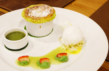 green coconut souffle