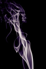 abstract background smoke curves and wave