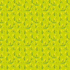 Pattern bouquets of dandelions