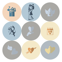 Happy Valentines Day Icons