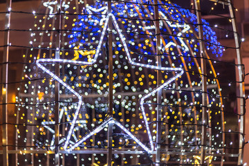 Star chaped Christmas decoration