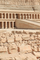 The temple of Hatshepsut near Luxor in Egypt