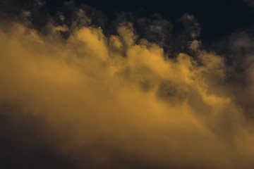 Fototapeta na wymiar Dramatic cloudscape with sunset