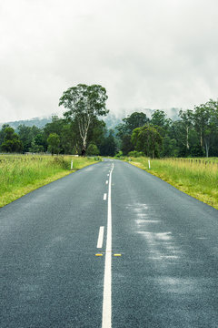 Road out in the country, Queensland, Australia.