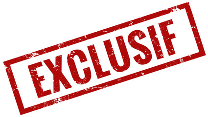 Timbre exclusif rouge