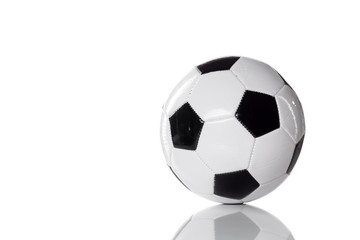 Fototapeta premium soccer ball on a white background