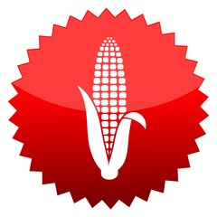Red sun sign corn