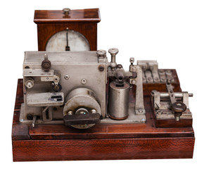 Fototapeta na wymiar vintage telephone apparatus