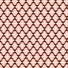 Abstract geometric pattern ornament. Vector