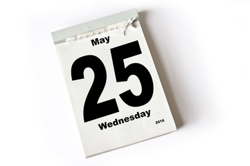 25. May 2016
