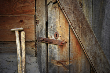 Drewniane Drzwi Do Szopy  © Wojciech Lisiński