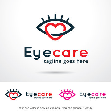 Eye Care Logo Template Design Vector