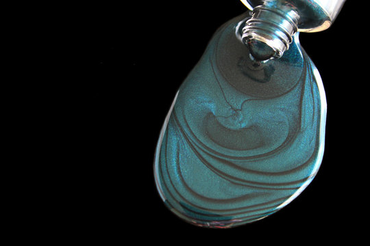 Nail Polish isolated on black