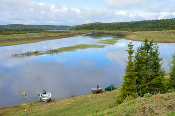 Россия, Кольский полуостров, река Варзуга