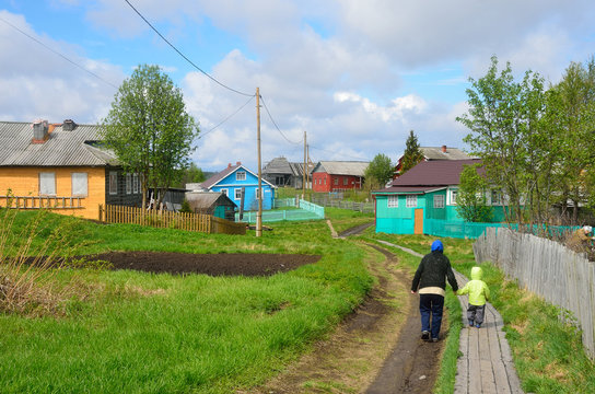 Кольский полуостров, старинное поморское село Варзуга
