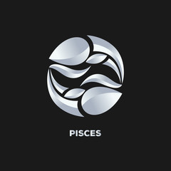 pisces logo vector