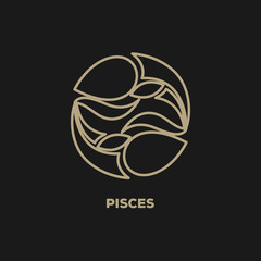 pisces logo vector