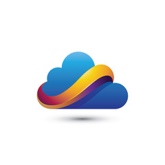 Cloud Fire Logo Template