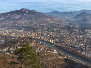 Trento view from the top 