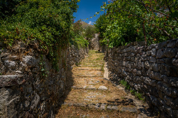 Old fortress black way