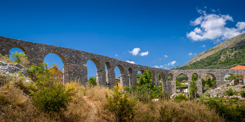 Medieval stone bridge in the Old Bar town