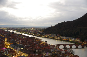 Heidelberg City lights