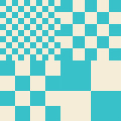 Seamless background with squares