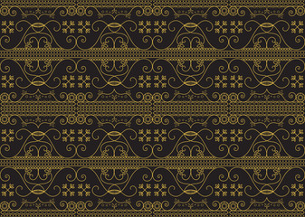 Vector vintage arabic pattern