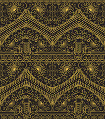 Vector vintage arabic pattern