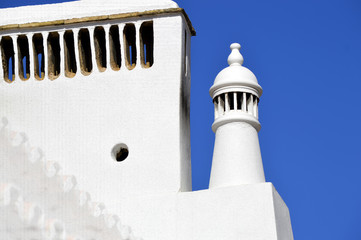 A typical Portuguese chimney pot