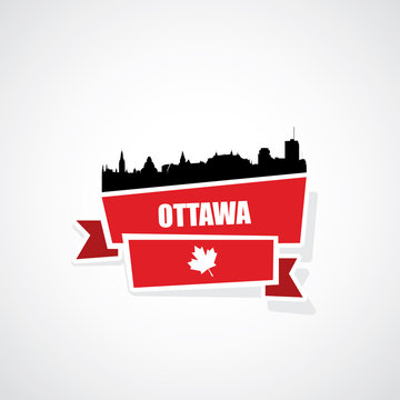 Ottawa ribbon banner