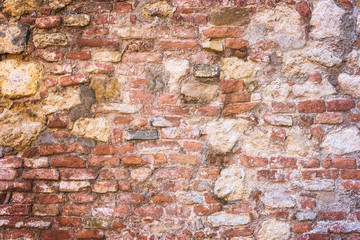 Rock brick wall background