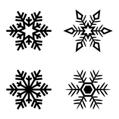 snowflakes set