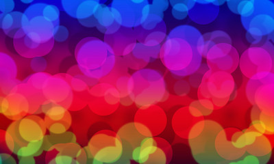 Bokeh abstract dark colorful background,illustration