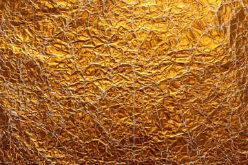 Gold Paper wrinkled background