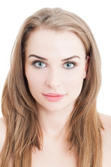 Fototapeta premium Young female model posing as beauty concept