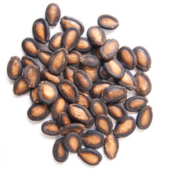 bake watermelon seed isolated on white background