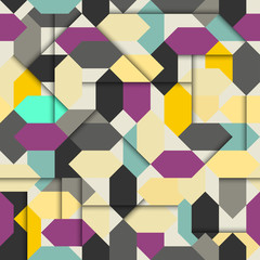 Seamless abstract geometric pattern