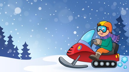 Snowmobile theme image 3