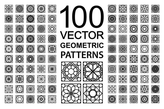Vector Set of Geometric Patterns