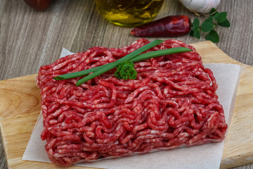 Minced beef