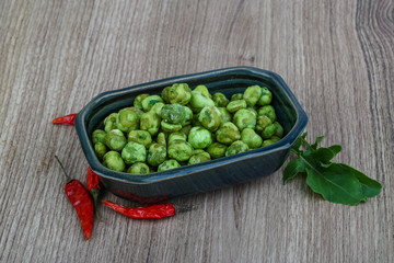 Wasabi peas
