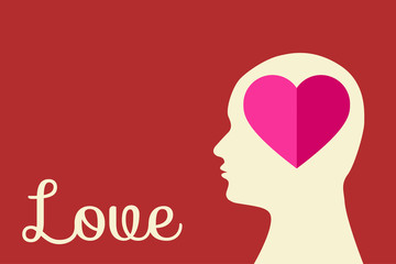 愛について考えて頭がいっぱい　Thinking about love