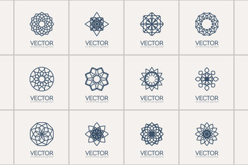 Vector geometric symbols