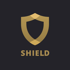 Shield logo icon design template elements