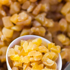 Close-dried papaya yellow.