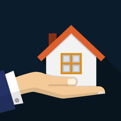 Flat design sale and rent