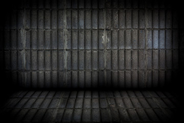 Old cylindrical cement wall and floor texture.