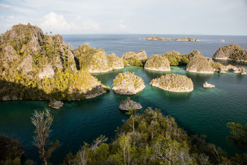 Landscape of Limestone Islands in Raja Ampat