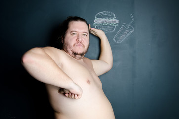 a fat man on a diet 